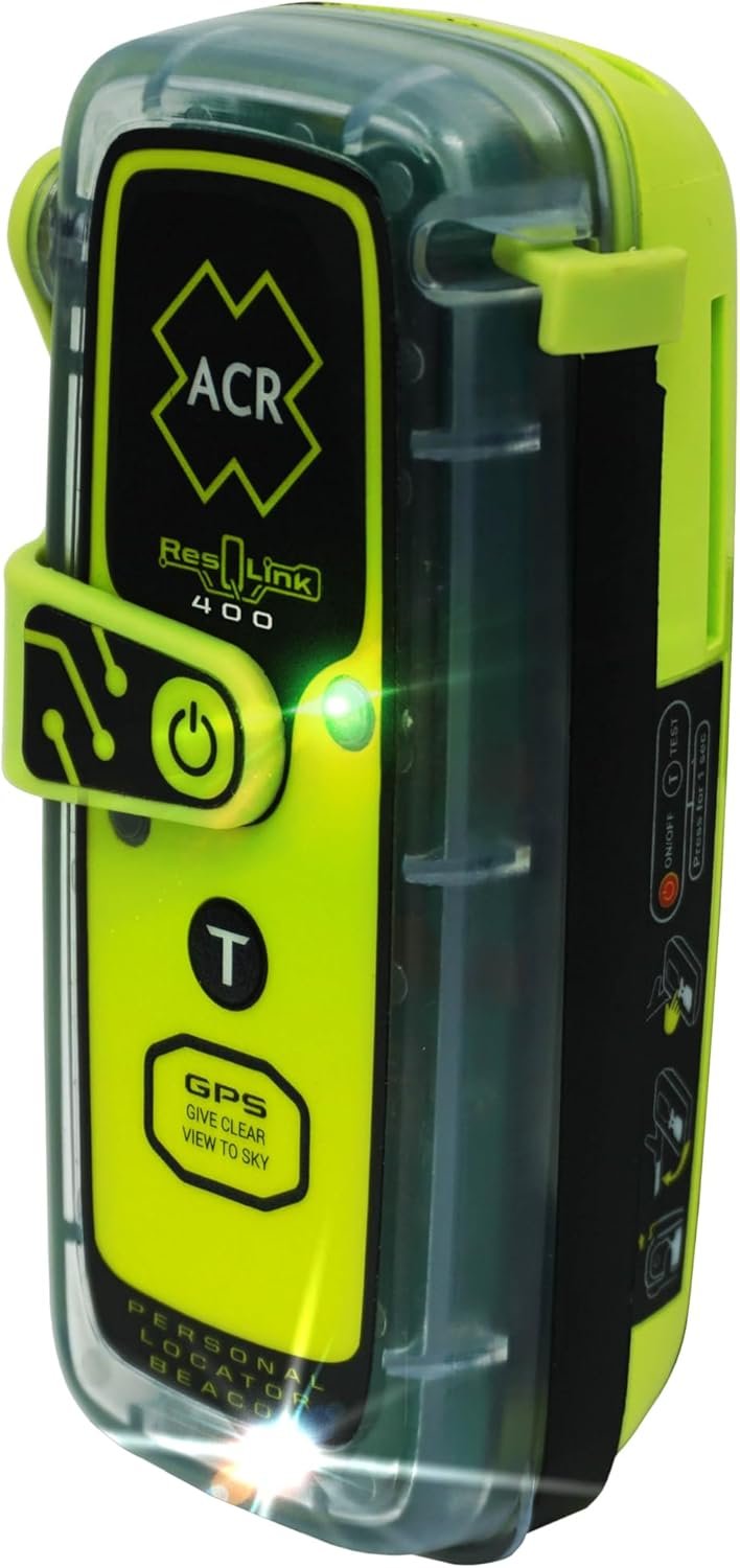 ACR ResQLink 400 - SOS Personal Locator Beacon with GPS and Global Coverage