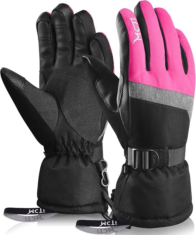 MCTi Ski Gloves,Winter Waterproof Snowboard Snow 3M Thinsulate